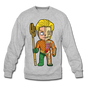 Aquaman Half Skeleton - Crewneck Sweatshirt - heather gray