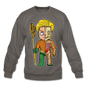 Aquaman Half Skeleton - Crewneck Sweatshirt - asphalt gray