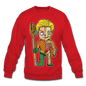 Aquaman Half Skeleton - Crewneck Sweatshirt - red