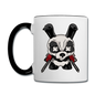 Angry Panda - Contrast Coffee Mug - white/black