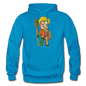 Aquaman Half Skeleton - Gildan Heavy Blend Adult Hoodie - turquoise