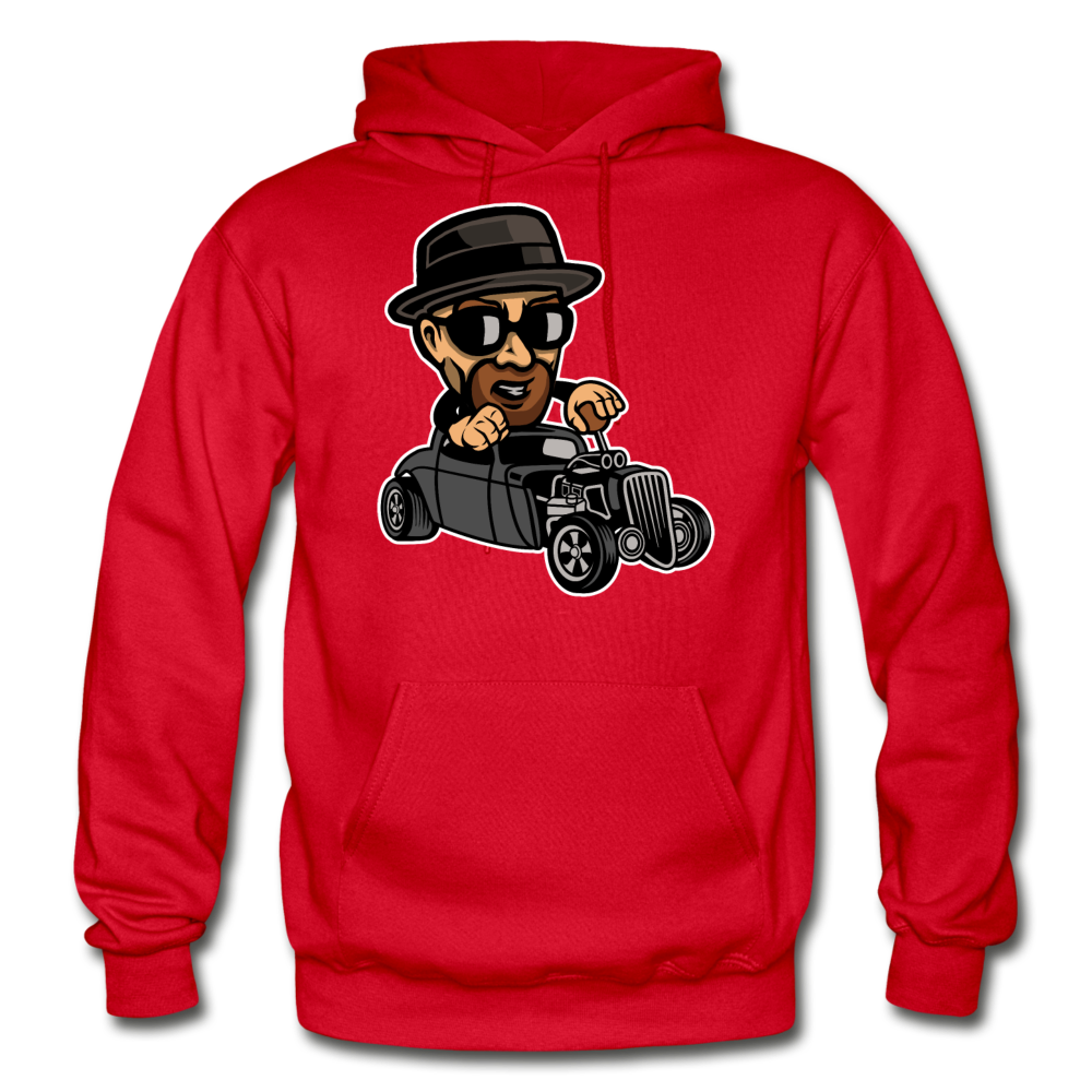 Heisenberg - Hot Rod - Gildan Heavy Blend Adult Hoodie - red