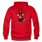 Deadpool - Rockstar - Gildan Heavy Blend Adult Hoodie - red