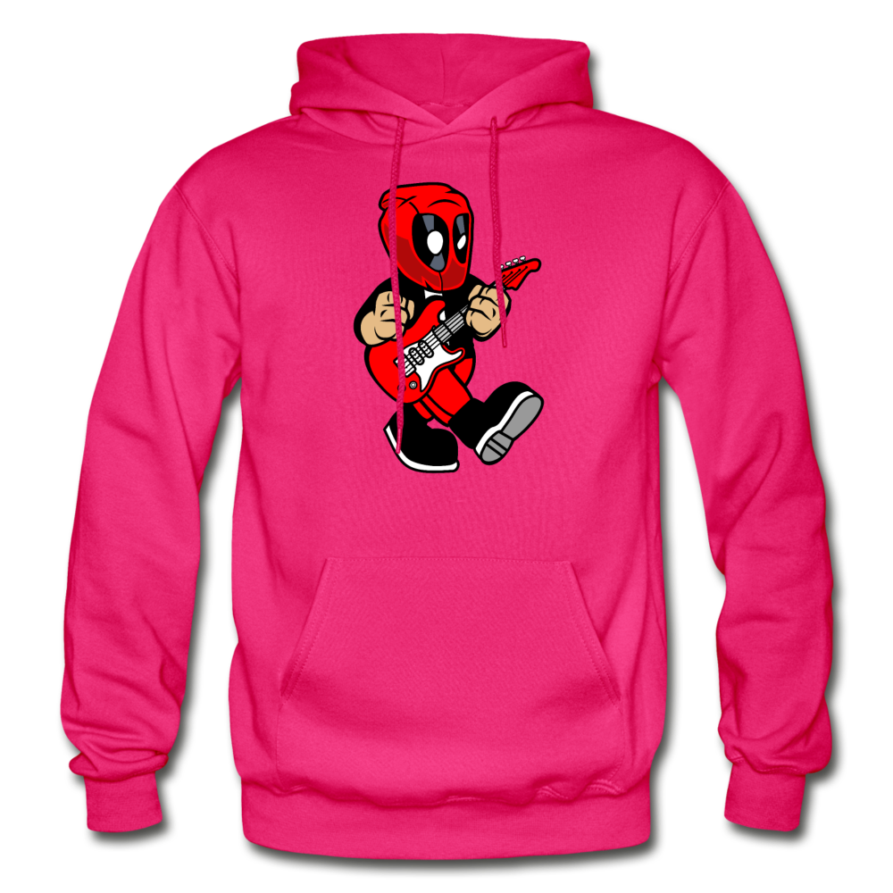 Deadpool - Rockstar - Gildan Heavy Blend Adult Hoodie - fuchsia