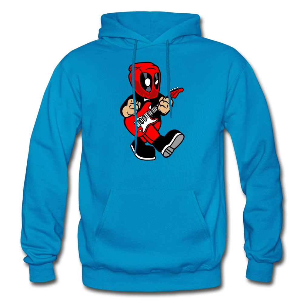 Deadpool - Rockstar - Gildan Heavy Blend Adult Hoodie - turquoise