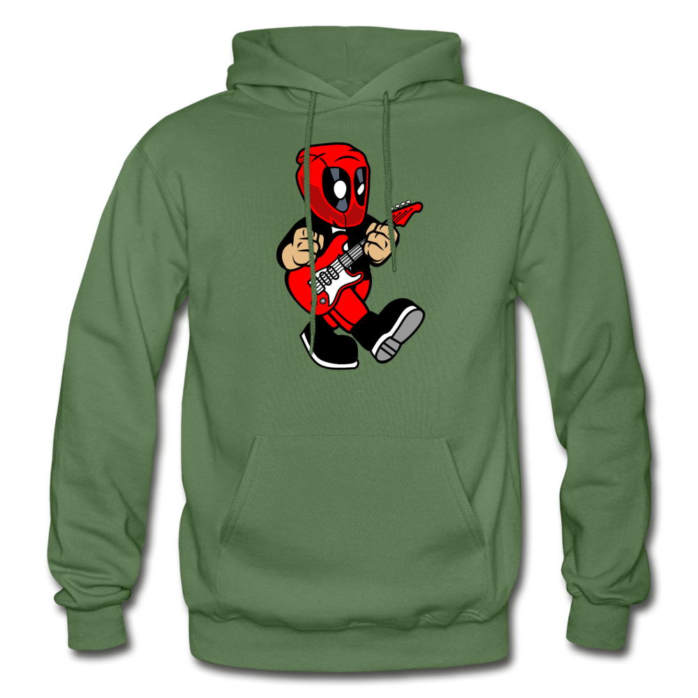 Deadpool - Rockstar - Gildan Heavy Blend Adult Hoodie - military green