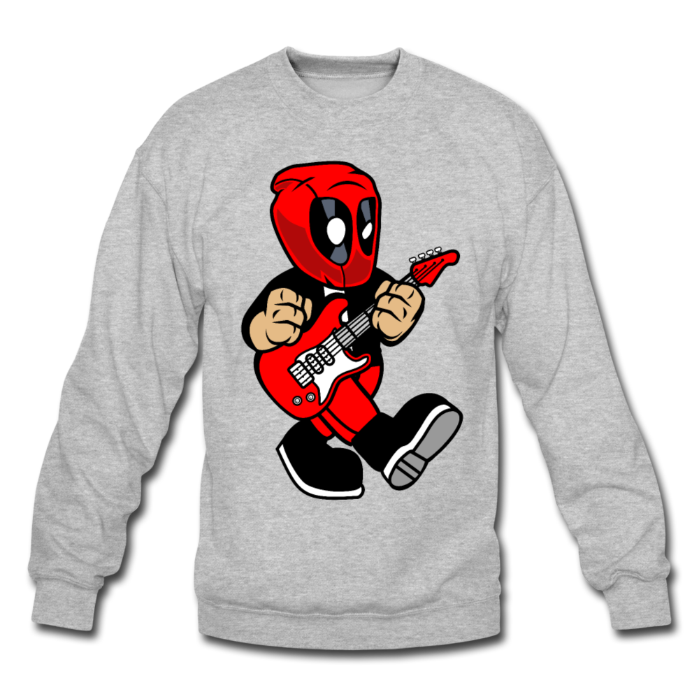 Deadpool - Rockstar - Crewneck Sweatshirt - heather gray