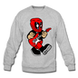 Deadpool - Rockstar - Crewneck Sweatshirt - heather gray