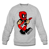 Deadpool - Rockstar - Crewneck Sweatshirt - heather gray