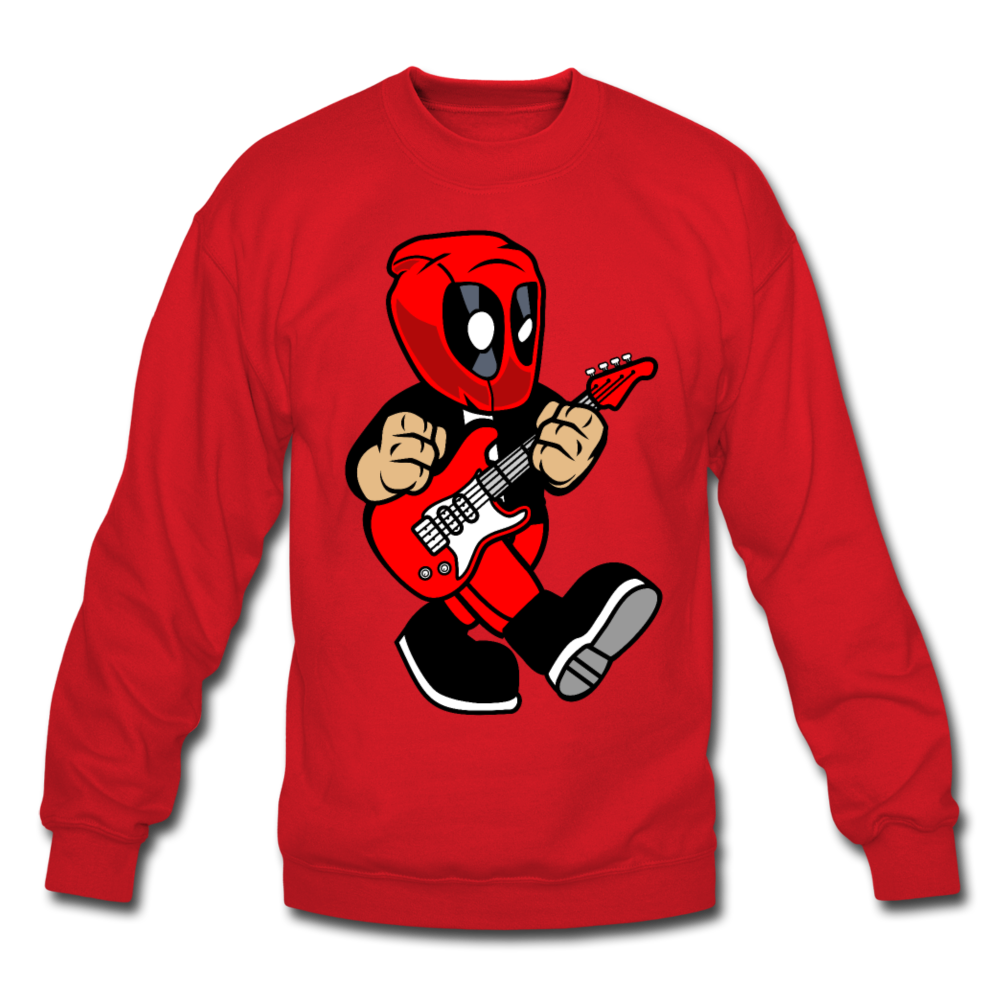 Deadpool - Rockstar - Crewneck Sweatshirt - red