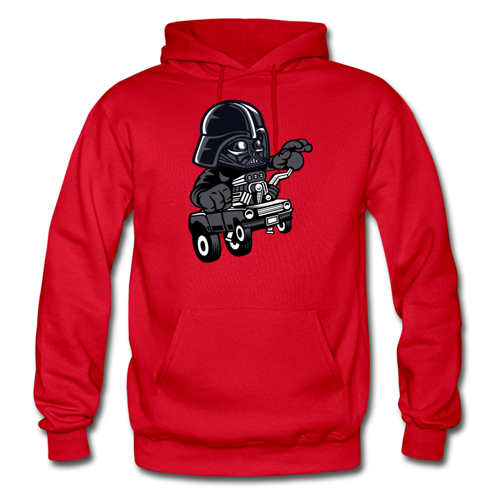 Darth Vader - Hot Rod - Gildan Heavy Blend Adult Hoodie - red