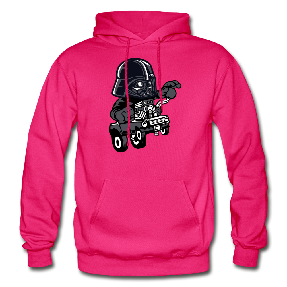 Darth Vader - Hot Rod - Gildan Heavy Blend Adult Hoodie - fuchsia