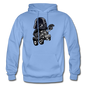 Darth Vader - Hot Rod - Gildan Heavy Blend Adult Hoodie - carolina blue