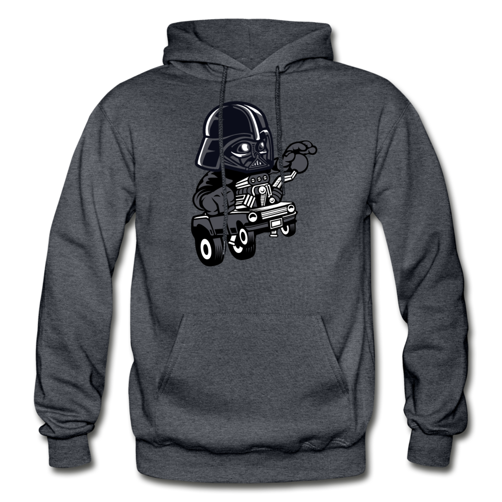 Darth Vader - Hot Rod - Gildan Heavy Blend Adult Hoodie - charcoal gray