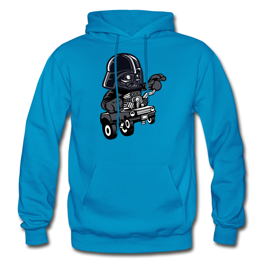 Darth Vader - Hot Rod - Gildan Heavy Blend Adult Hoodie - turquoise