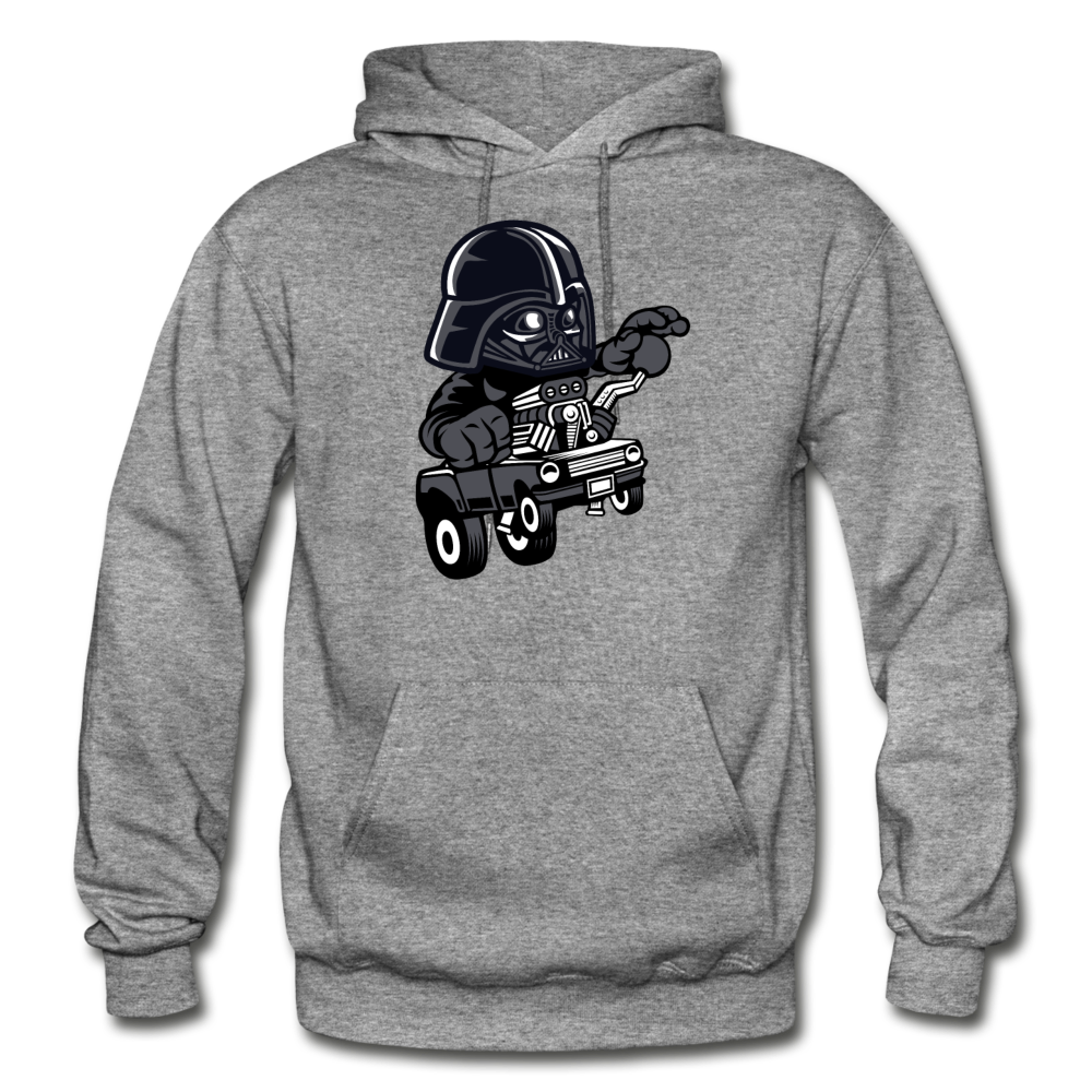 Darth Vader - Hot Rod - Gildan Heavy Blend Adult Hoodie - graphite heather