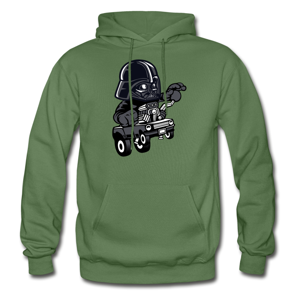 Darth Vader - Hot Rod - Gildan Heavy Blend Adult Hoodie - military green