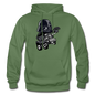 Darth Vader - Hot Rod - Gildan Heavy Blend Adult Hoodie - military green