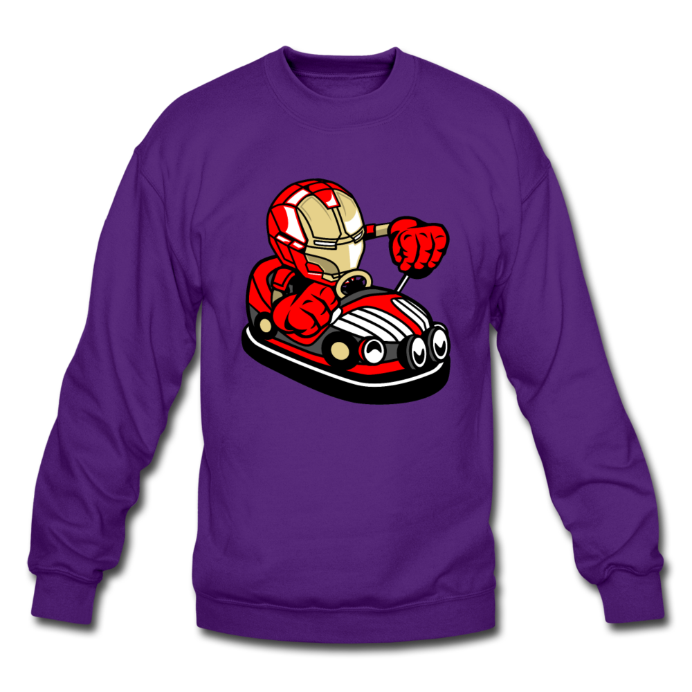 Iron Man - Bumper Car - Crewneck Sweatshirt - purple