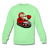Iron Man - Bumper Car - Crewneck Sweatshirt - lime