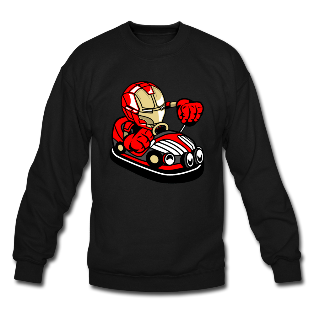 Iron Man - Bumper Car - Crewneck Sweatshirt - black