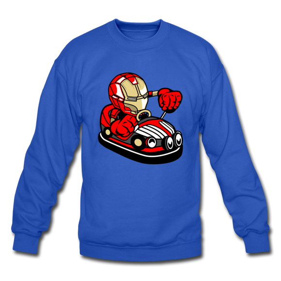 Iron Man - Bumper Car - Crewneck Sweatshirt - royal blue