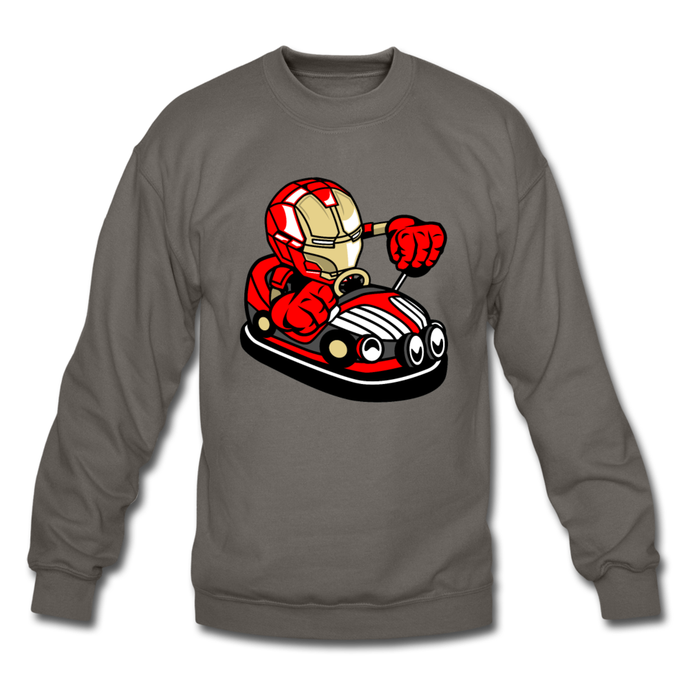 Iron Man - Bumper Car - Crewneck Sweatshirt - asphalt gray