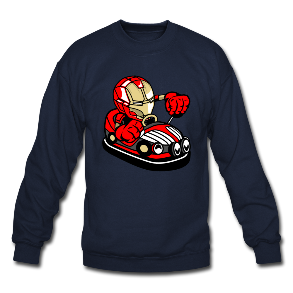 Iron Man - Bumper Car - Crewneck Sweatshirt - navy