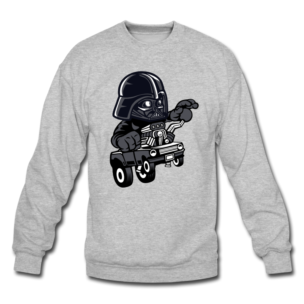 Darth Vader - Hot Rod - Crewneck Sweatshirt - heather gray