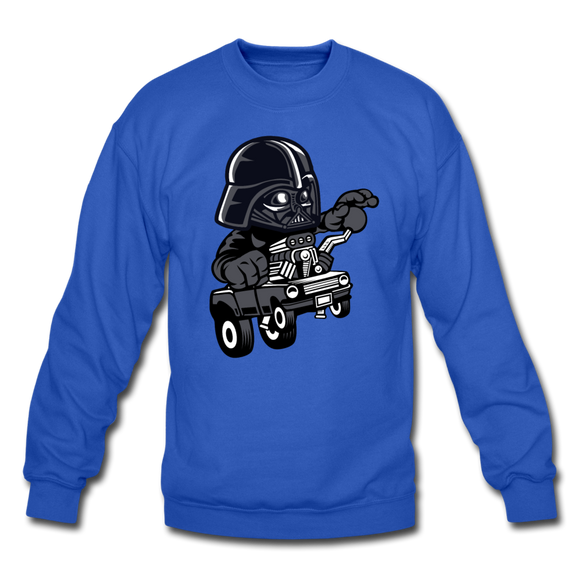 Darth Vader - Hot Rod - Crewneck Sweatshirt - royal blue