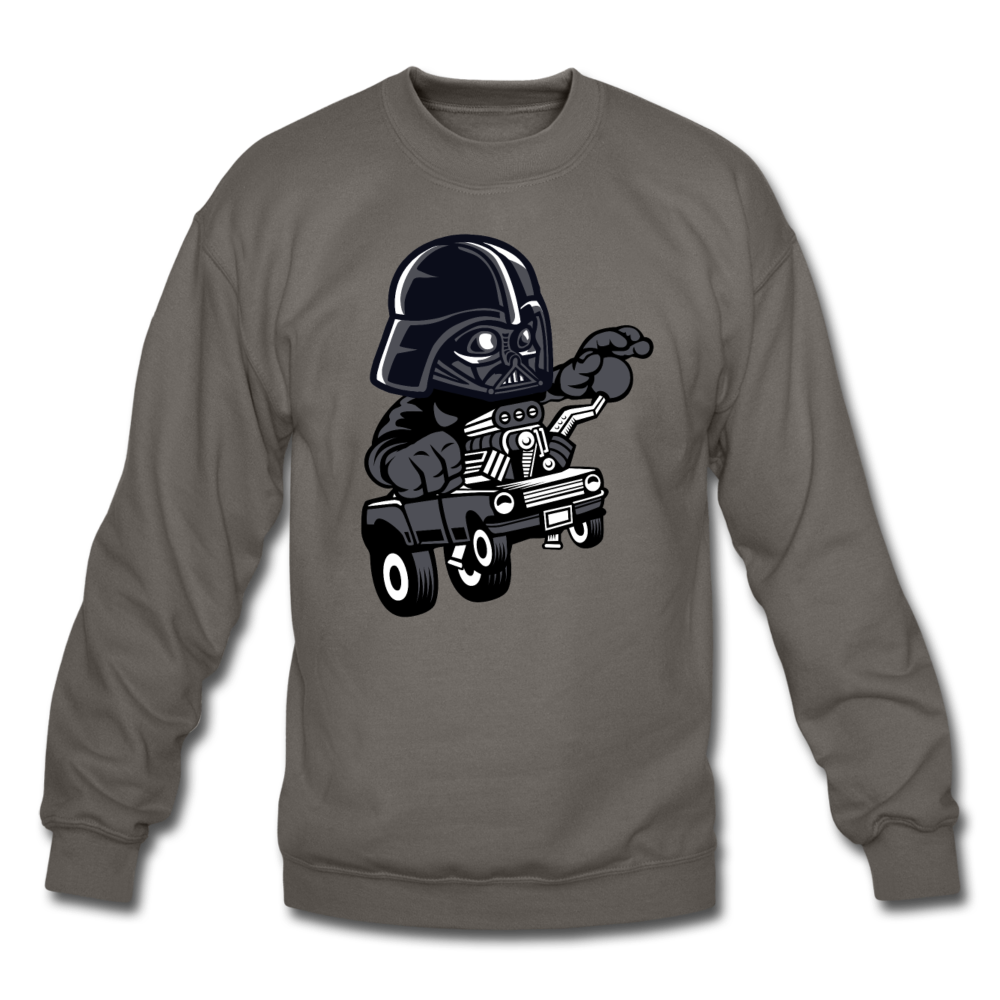 Darth Vader - Hot Rod - Crewneck Sweatshirt - asphalt gray