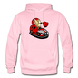 Iron Man - Bumper Car - Gildan Heavy Blend Adult Hoodie - light pink