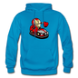 Iron Man - Bumper Car - Gildan Heavy Blend Adult Hoodie - turquoise