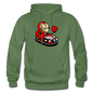 Iron Man - Bumper Car - Gildan Heavy Blend Adult Hoodie - military green