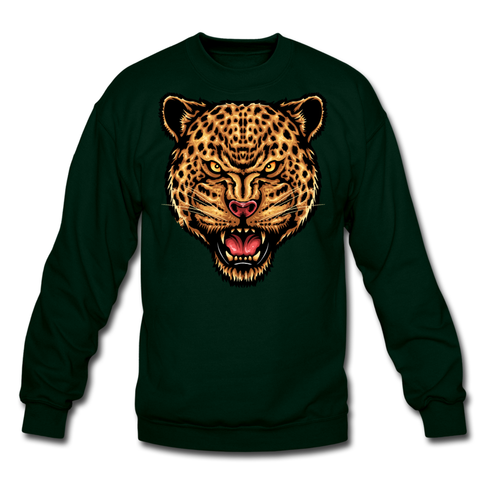 Jaguar - Strength And Focus - Crewneck Sweatshirt - forest green