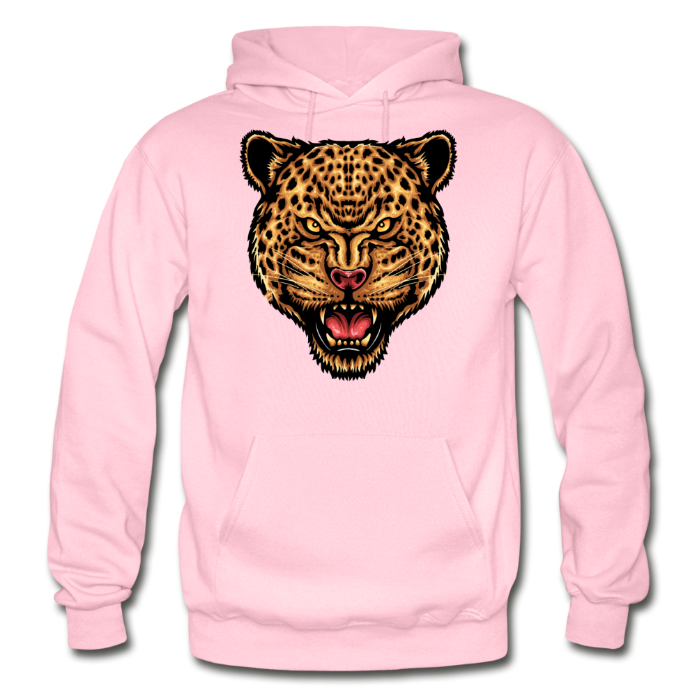 Jaguar - Strength And Focus - Gildan Heavy Blend Adult Hoodie - light pink