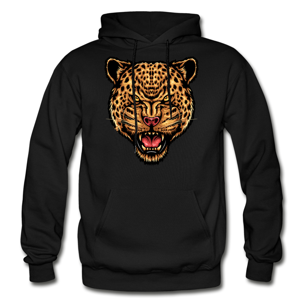 Jaguar - Strength And Focus - Gildan Heavy Blend Adult Hoodie - black