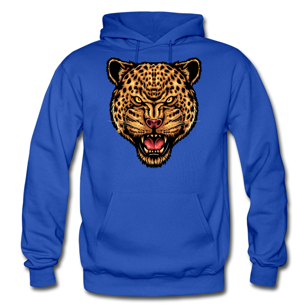 Jaguar - Strength And Focus - Gildan Heavy Blend Adult Hoodie - royal blue