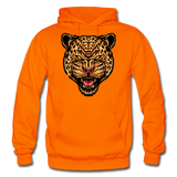 Jaguar - Strength And Focus - Gildan Heavy Blend Adult Hoodie - orange