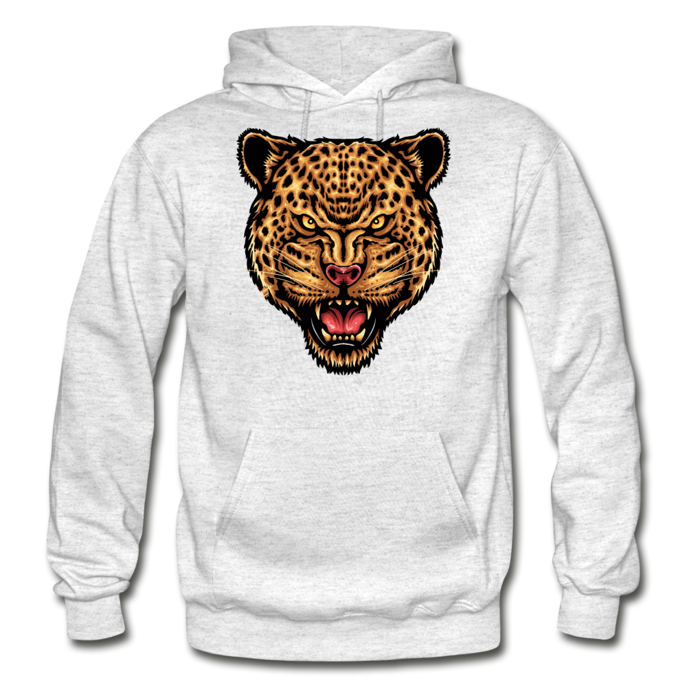 Jaguar - Strength And Focus - Gildan Heavy Blend Adult Hoodie - light heather gray