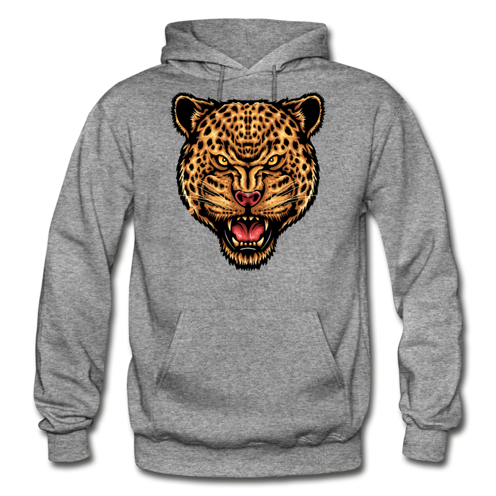 Jaguar - Strength And Focus - Gildan Heavy Blend Adult Hoodie - graphite heather