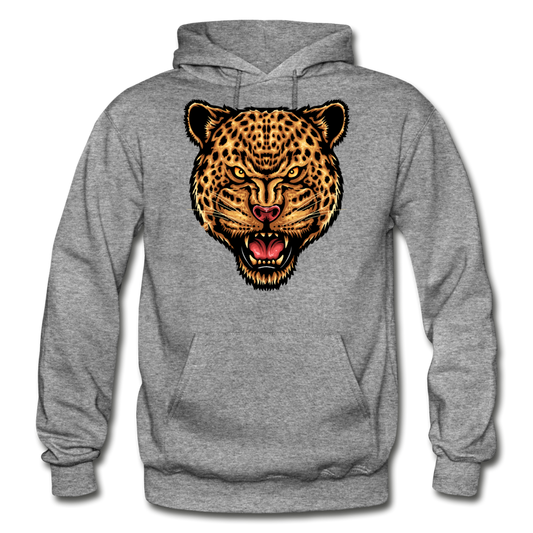 Jaguar - Strength And Focus - Gildan Heavy Blend Adult Hoodie - graphite heather