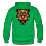 Jaguar - Strength And Focus - Gildan Heavy Blend Adult Hoodie - kelly green