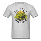 Eat, Sleep, Beer, Repeat - Unisex Classic T-Shirt - heather gray