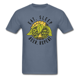 Eat, Sleep, Beer, Repeat - Unisex Classic T-Shirt - denim