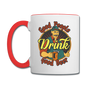 Good People Drink Good Beer - Contrast Coffee Mug - white/red