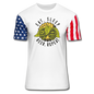 Eat, Sleep, Beer, Repeat - Stars & Stripes T-Shirt - white