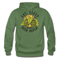 Eat, Sleep, Beer, Repeat - Gildan Heavy Blend Adult Hoodie - military green