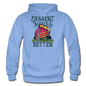 Dessert Makes Everything Better - Gildan Heavy Blend Adult Hoodie - carolina blue