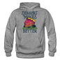 Dessert Makes Everything Better - Gildan Heavy Blend Adult Hoodie - graphite heather